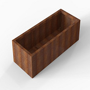 Bloembak Module+ 60x150x42 cm Corten