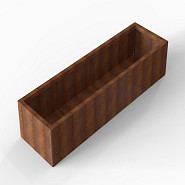 Bloembak Module+ 60x210x42 cm Corten