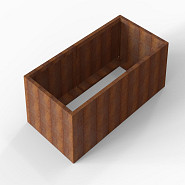 Bloembak Module+ 90x180x56 cm Corten