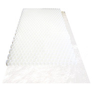 Premium grindplaat 120x80x3 cm / doek 90 gr/m² WIT