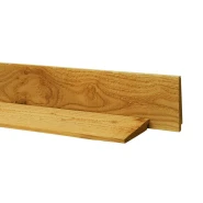 Douglas Zweeds rabat 1 zijde geschaafd. 1 zijde fijnbezaagd 1.1-2.7x19.5x400 cm groen geïmpregneerd