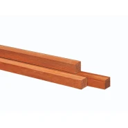 Azobe hardhouten paal fijnbezaagd. gepunt 5x5x150 cm