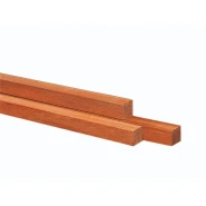 Azobe hardhouten paal fijnbezaagd. gepunt 7x7x350 cm