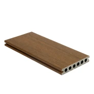 Composiet dekdeel houtstructuur 2.3x13.8x300 cm Teak