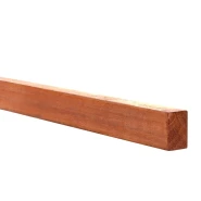 Hardhouten onderregel  ca 4x6x390 cm