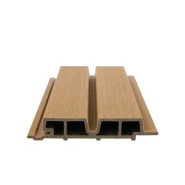 NewTechWood composiet co-extrusie wandbekleding Castellaton PRO65 3,3 x 18 x 290cm Red Cedar.