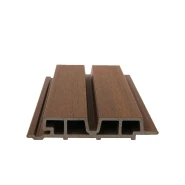 NewTechWood composiet co-extrusie wandbekleding Castellaton PRO65 3,3 x 18 x 290cm Ipé.