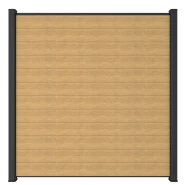 Newtechwood co-extrusie composiet scherm, 181x180 cm, red cedar.