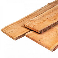Schaaldelen Lariks +/- 2,5x25-30x300 cm onbehandeld