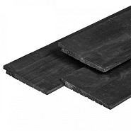 Noord-Europees vuren Zweeds rabat Eco gedroogd, zwart gespoten 1,1/2,2 x 19,5 x 480 cm