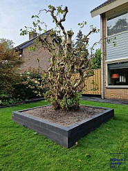 Muurblok 10x10x60 cm Antraciet