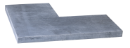 Hoek Vijv Blue Stone Linea 50-25x50x3 cm