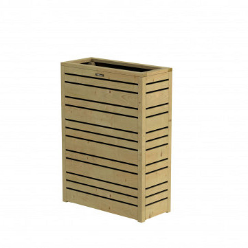 Bloembak Flux90 Excellent, 70x30x90 cm, groen geïmpregneerd