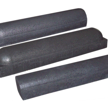 Schampband 21x18x95 2-zijdig rond grijs