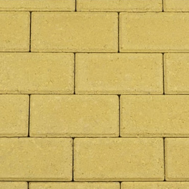 Betonstraatsteen 8cm geel machinaal pakket