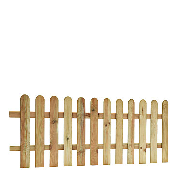 Reliëf rechthek 190x60 cm, groen geïmpregneerd