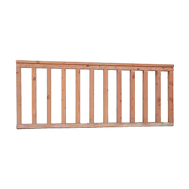Hekwerk recht douglas type A, 178.5x73 cm, onbehandeld