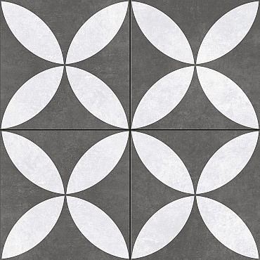 Ceramic Plus Flower Decor 60x60x4 cm