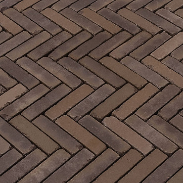 Gebakken waalformaat 60 mm Oorspronkelijk bruin getrommeld