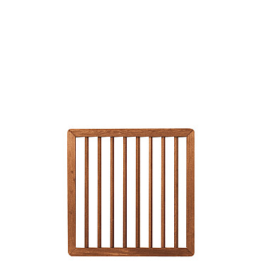 Bangkirai tuinpoort Kader 100x100 cm