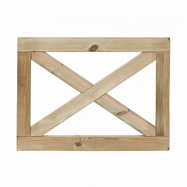Grenen boerenland deur 75x100 cm