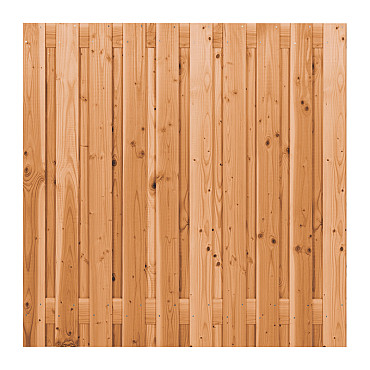 Tuinscherm Douglas geschaafd 180x180 cm - 21 planks