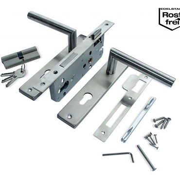 Eurofix deurslot set rvs