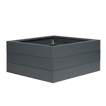 Modulaire metalen bloembak, antraciet
