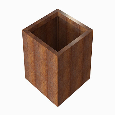 Bloembak Module+ 60x60x56 cm Corten