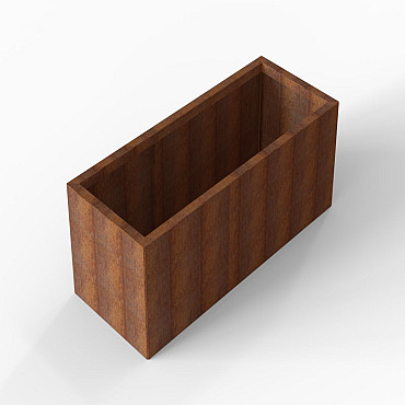 Bloembak Module+ 60x150x56 cm Corten