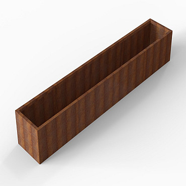Bloembak Module+ 60x360x56 cm Corten