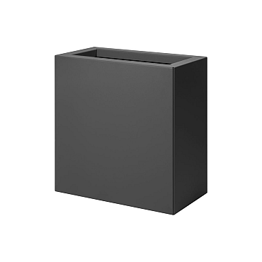 Bloembak vlak antraciet 30x60x40 cm