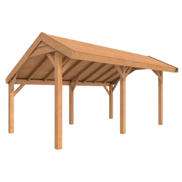 Douglasvision kapschuur Comfort 500x250 cm, kleurloos geïmpregneerd