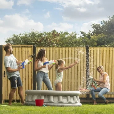 Tuinscherm Verticaal Elan 180 Excellent, 180x180 cm, groen geïmpregneerd