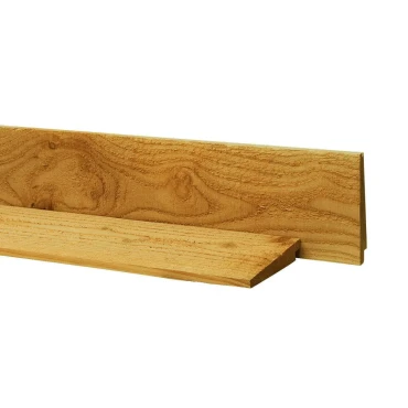 Douglas Zweeds rabat 1 zijde geschaafd. 1 zijde fijnbezaagd 1.1-2.7x19.5x300 cm groen geïmpregneerd