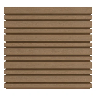 NewTechWood composiet co-extrusie wand bekleding castellation 4325 profiel. 2.5x19.6x290 cm Teak
