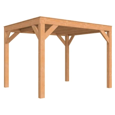 Douglasvision buitenverblijf Modern 306.5x306.5 cm onbehandeld