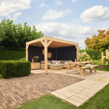 Douglasvision buitenverblijf Modern 399x306.5 cm onbehandeld