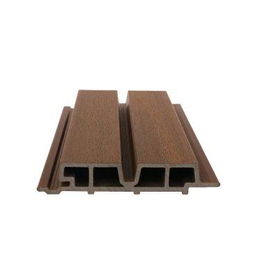 NewTechWood composiet co-extrusie wandbekleding Castellaton PRO65 3,3 x 18 x 390cm Ipé