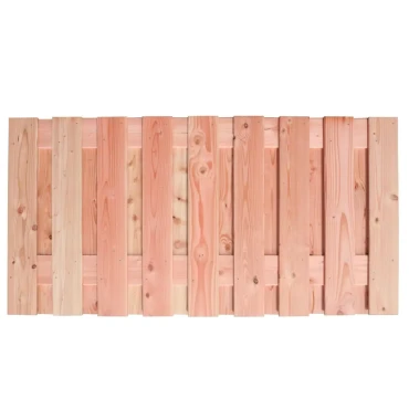Douglas geschaafd plankenscherm 19-planks 16 mm, 180 x 90 cm, onbehandeld.