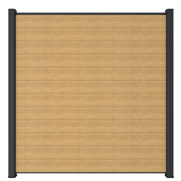 Newtechwood co-extrusie composiet scherm, 181x180 cm, red cedar.