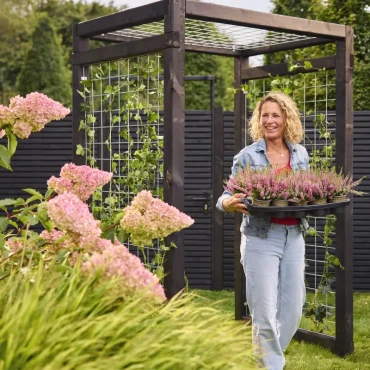 Gaaspaneel met maas 15x15 cm stekloos, verzinkte draad, 75x180 cm.