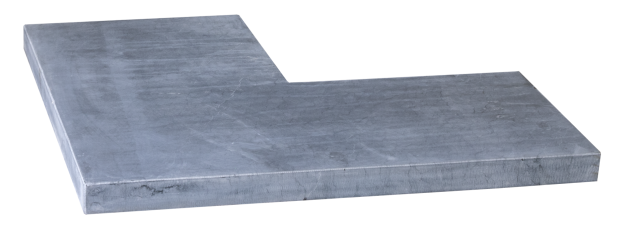 Hoek Vijv Blue Stone Linea 50-25x50x3 cm