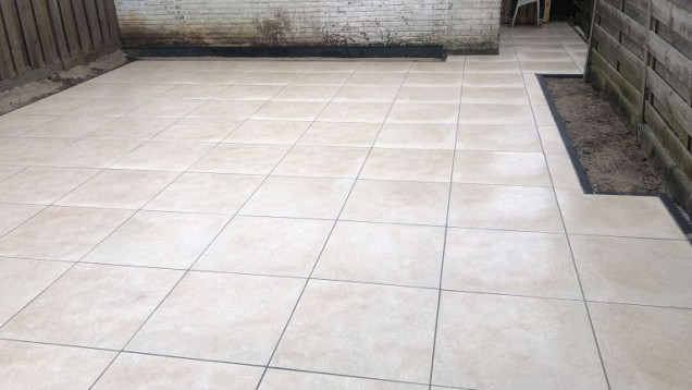 Keramische tegel 3.0 Limestone Beige 60x60x3 cm