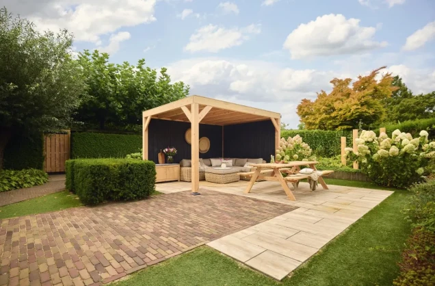 Douglasvision buitenverblijf Modern 399x306.5 cm onbehandeld