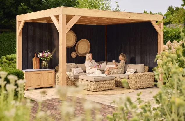 Douglasvision buitenverblijf Modern 399x306.5 cm onbehandeld