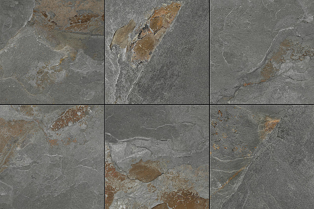 Keramische tegel Varese Antracite Tre 60x60x3 cm