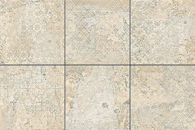Ceramic Plus Catania Decor Beige 60x60x4 cm