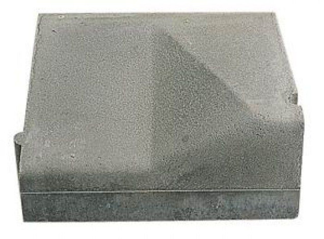 Inritverloopband 5/20x25 cm rechts (DR) grijs