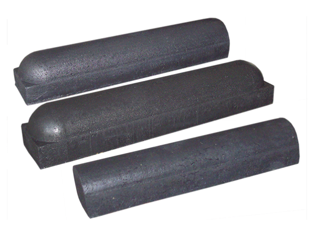 Schampband 21x18x95 2-zijdig rond grijs